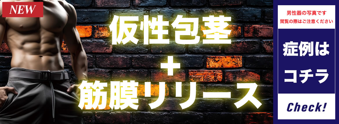 仮性包茎+筋膜リリース